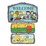The Bradford Exchange The PEANUTS Gang Personalized Seasonal Welcome Sign