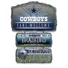The Bradford Exchange Dallas Cowboys Personalized Stone-Look Welcome Sign