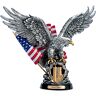 The Bradford Exchange 20th Anniversary Of 9/11 Cold-Cast Pewter Eagle Sculptures