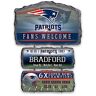 The Bradford Exchange New England Patriots Personalized Stone-Look Welcome Sign