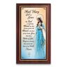 The Bradford Exchange Visions Of Mary Inspirational Wall Plaque Collection