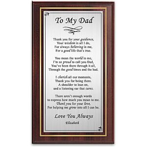 The Bradford Exchange Proud To Call You Dad Personalized Wooden Plaque Wall Decor