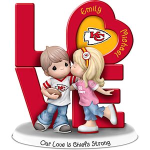 The Hamilton Collection Kansas City Chiefs Figurine Personalized With Names