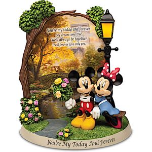 The Hamilton Collection Disney Thomas Kinkade Studios Central Park Art Sculpture