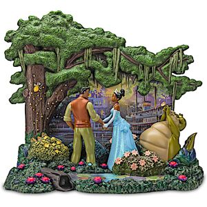 The Hamilton Collection Disney Thomas Kinkade The Princess And The Frog Sculpture