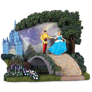 The Hamilton Collection Disney Thomas Kinkade Cinderella Masterpiece Sculpture