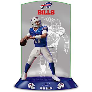 Hawthorne Village Josh Allen Laser-Etched Sculpture With Color-Changing Lights