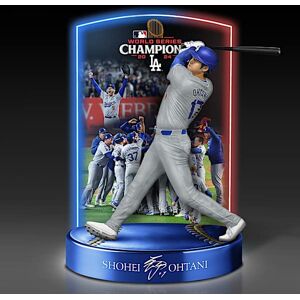 Hawthorne Village Shohei Ohtani 2024 World Series Dodgers Light-Up Sculpture