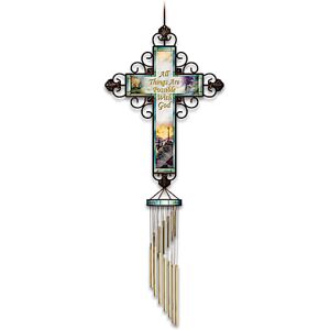 The Bradford Exchange Thomas Kinkade Wind Chime Collection With Bible Passages