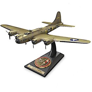 The Bradford Exchange WWII Aircraft Sculpture And Challenge Coin Collection
