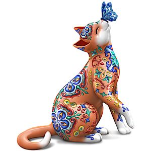 The Hamilton Collection Blake Jensen Talavera Pottery-Inspired Cat Figurines