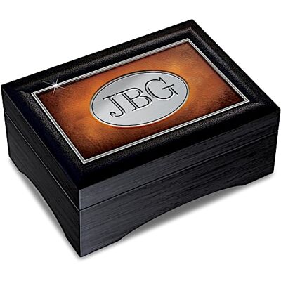 The Bradford Exchange Son's Personalized Leather-Textured Keepsake Box - Graduation Gift Ideas The Bradford Exchange Son's Personalized Leather-Textured Keepsake Box - Graduation Gift Ideas