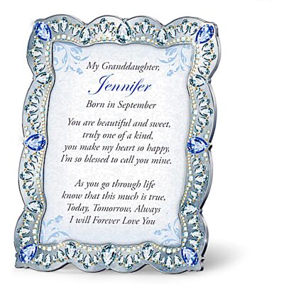 The Bradford Exchange Granddaughter, You Are A Treasure Personalized Framed Poem The Bradford Exchange Granddaughter, You Are A Treasure Personalized Framed Poem