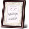 The Bradford Exchange Granddaughter, I Love You Personalized Mahogany-Finished Picture Frame