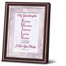 The Bradford Exchange My Granddaughter, You Are One Of A Kind Personalized Poem Frame