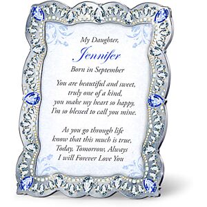 The Bradford Exchange Daughter, You Are A Treasure Personalized Framed Poem