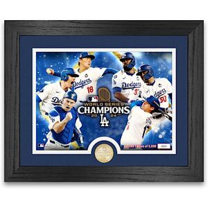 The Bradford Exchange Dodgers 2024 World Series Champions Framed Photo Tribute