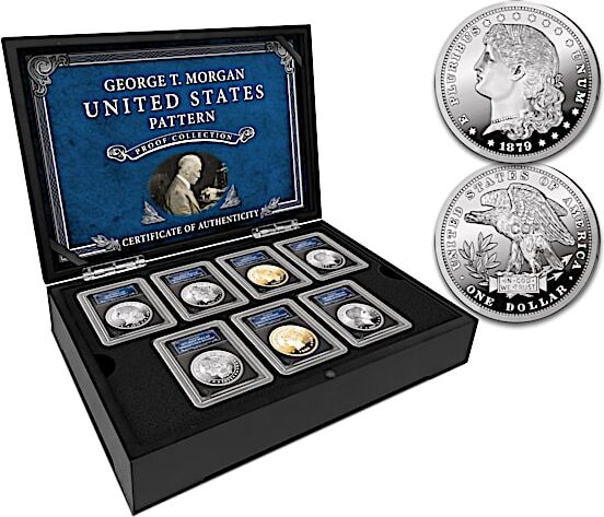 The Bradford Exchange George T. Morgan Pattern Proof Coin Tribute Collection