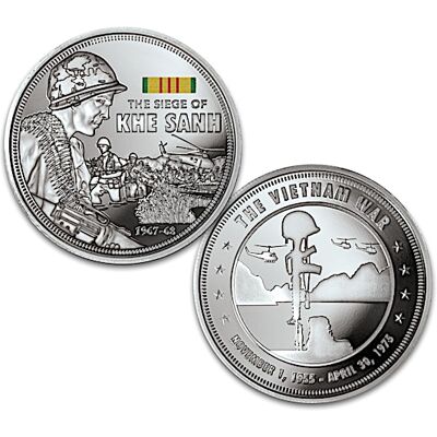 Bradford Authenticated The Vietnam War Battles Commemorative Proof Coin Collection Bradford Authenticated The Vietnam War Battles Commemorative Proof Coin Collection