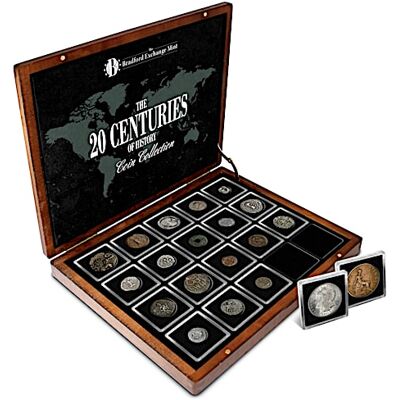 Bradford Authenticated The 20 Centuries Of History Coin Collection And Display Case Bradford Authenticated The 20 Centuries Of History Coin Collection And Display Case