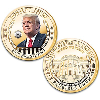 Bradford Authenticated Donald Trump Proof Coin Collection Bradford Authenticated Donald Trump Proof Coin Collection