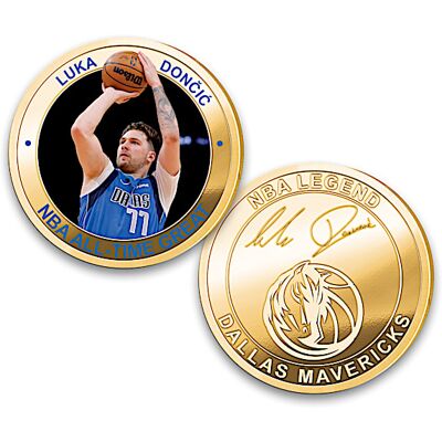 The Bradford Exchange Luka Doncic NBA Coin Collection And Display Box The Bradford Exchange Luka Doncic NBA Coin Collection And Display Box