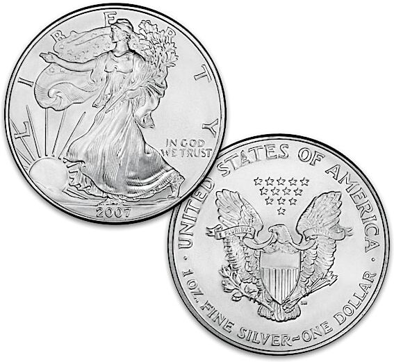 Bradford Authenticated The Last-Ever Original Silver Bullion Eagle Dollar Coin