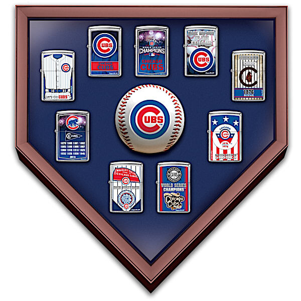 The Bradford Exchange Chicago Cubs World Series Zippo Lighter Collection