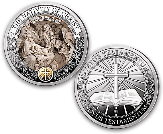 Bradford Authenticated Greatest Stories Of The Bible Proof Coin Collection