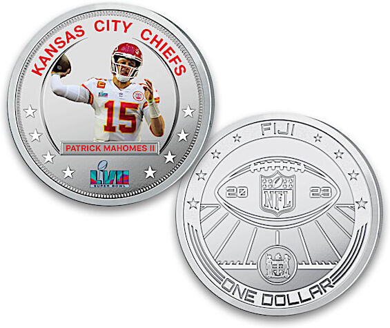 The Bradford Exchange Chiefs Super Bowl LVII Champions Legal Tender Dollar Coins