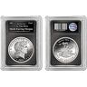 Bradford Authenticated The Shield Earring Morgan 1 Oz. 99.9% Silver Proof Coin