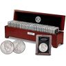 Bradford Authenticated Uncirculated Morgan And Peace Silver Dollar Coin Collection