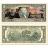 Bradford Authenticated All-New U.S. History Vivid Full-Color $2 Bills Currency Collection