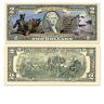 Bradford Authenticated U.S. $2 Bills Honoring Historic Presidents With Display Box