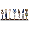 Hawthorne Village Yankees Vintage-Style Beer Tap Handles With Display