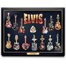 The Bradford Exchange Elvis Presley Legacy Pin Collection With Display Case