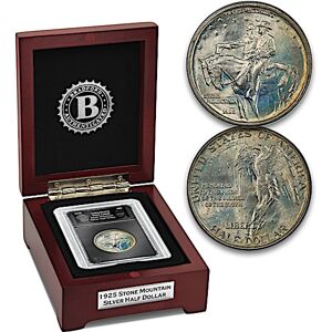 The Bradford Exchange Civil War Stone Mountain Commemorative Half Dollar Coin