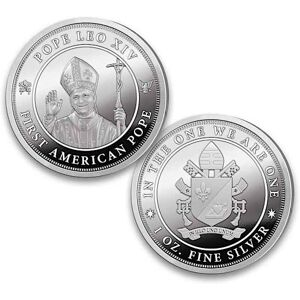 The Bradford Exchange Pope Leo XIV 1 Ounce Silver Proof Coin