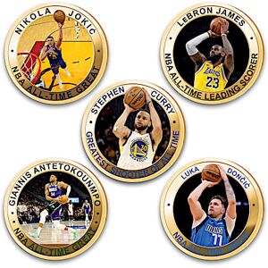 The Bradford Exchange NBA Legends Coin Collection: Choose Your Player