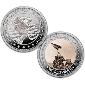 Bradford Authenticated 80th Anniversary of Iwo Jima Proof Coin Collection