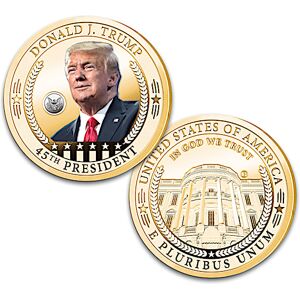 Bradford Authenticated Donald Trump Proof Coin Collection