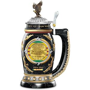 The Bradford Exchange Vietnam War Tribute Porcelain Stein Collection