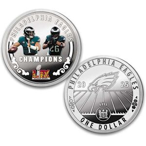 The Bradford Exchange Philadelphia Eagles Legal Tender Super Bowl Coins & Display