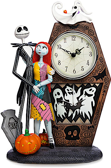 The Hamilton Collection The Nightmare Before Christmas Tabletop Clock Collection