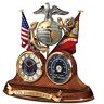 The Bradford Exchange USMC Semper Fi Personalized Thermometer Desk Clock