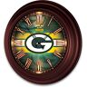 The Bradford Exchange Green Bay Packers Illuminated Atomic Wall Clock