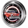 The Bradford Exchange 1957 Chevrolet Bel Air Illuminated Atomic Wall Clock