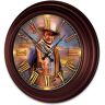 The Bradford Exchange John Wayne Indoor/Outdoor Illuminated Atomic Wall Clock