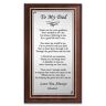 The Bradford Exchange Proud To Call You Dad Personalized Wooden Plaque Wall Decor