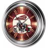 The Bradford Exchange Indian Motorcycle Light-Up Atomic Wall Clock